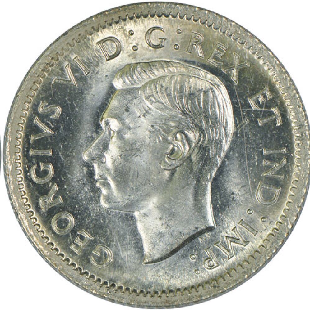 Roll Of Canadian 10 Cent Coins 1938  coin collectible - Main Image 2