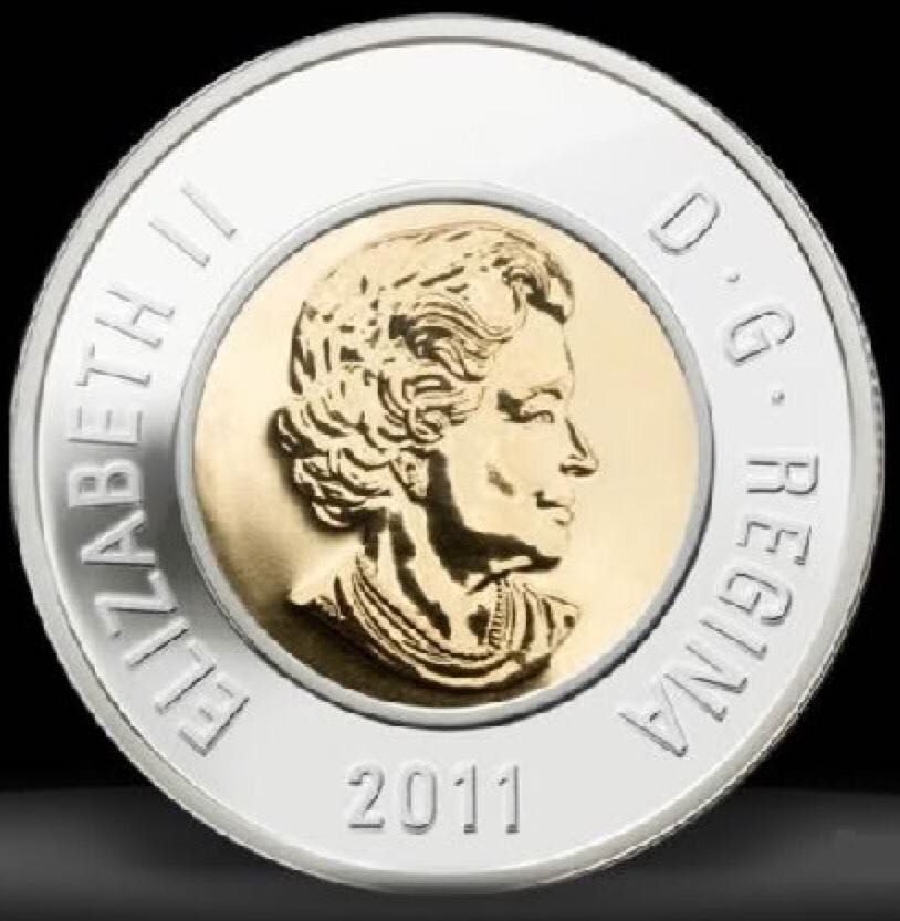 Roll Of Canadian $2.00 Toonies  coin collectible - Main Image 2