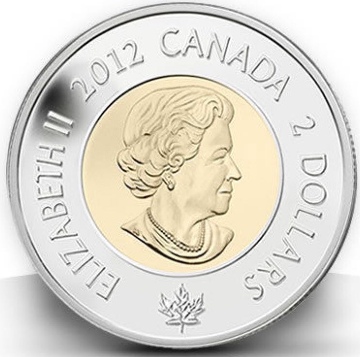 Roll Of Canadian $2.00 Toonies  coin collectible - Main Image 2