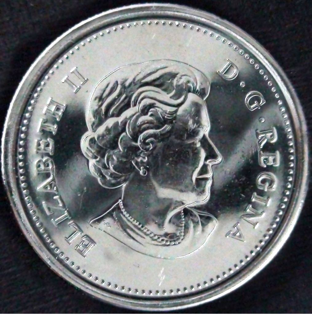 Roll Of Canadian 25 Cent Coins 2013  coin collectible - Main Image 2