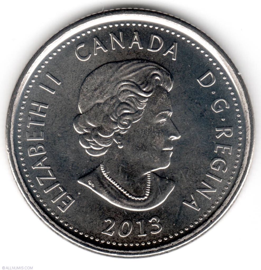 Roll Of Canadian 25 Cent Coins  coin collectible - Main Image 2