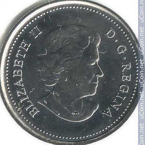 Roll Of Canadian 25 Cent Coins  coin collectible - Main Image 2