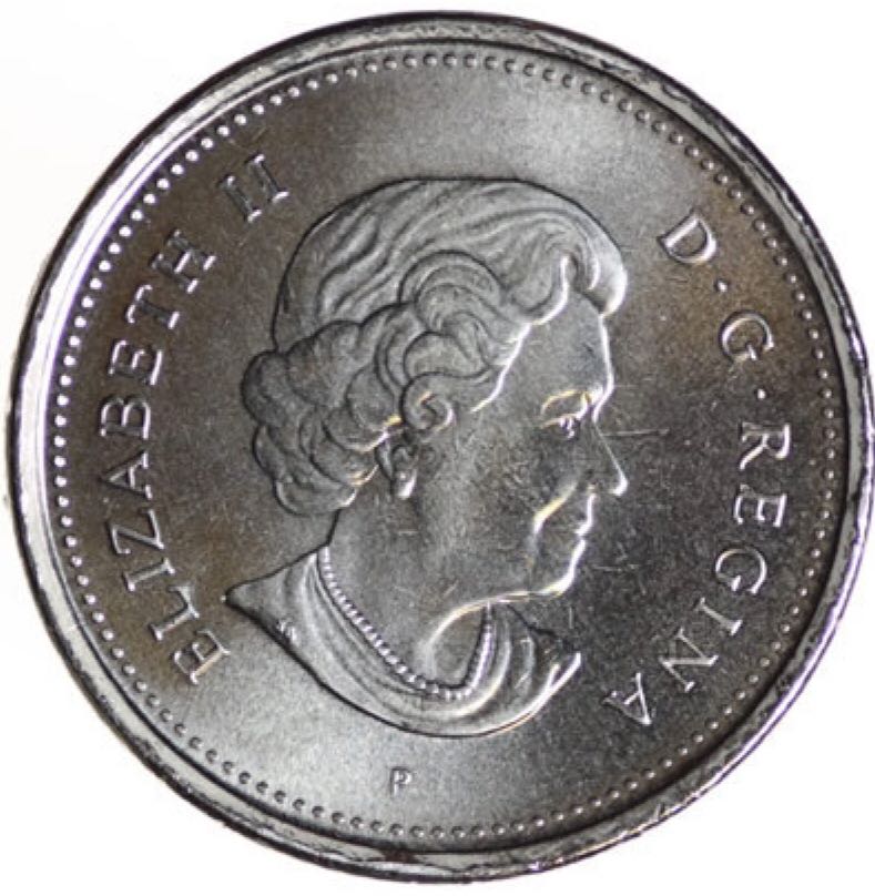 Roll Of Canadian 5 Cent Coins  coin collectible - Main Image 2