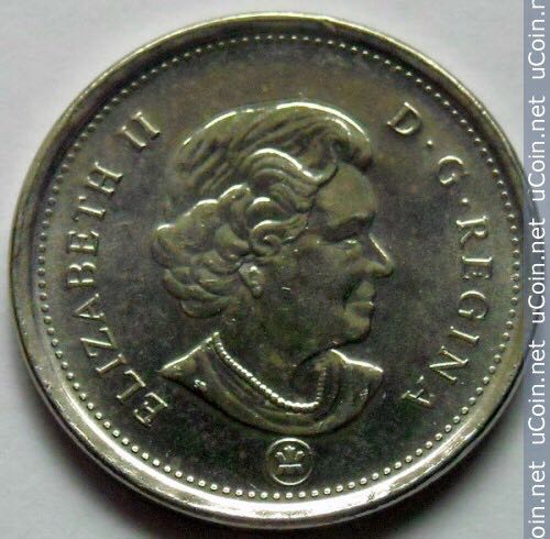 Roll Of Canadian 5 Cent Coins  coin collectible - Main Image 2