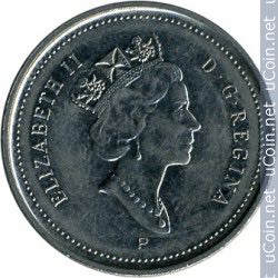 Roll Of Canadian 5 Cent Coins  coin collectible - Main Image 2