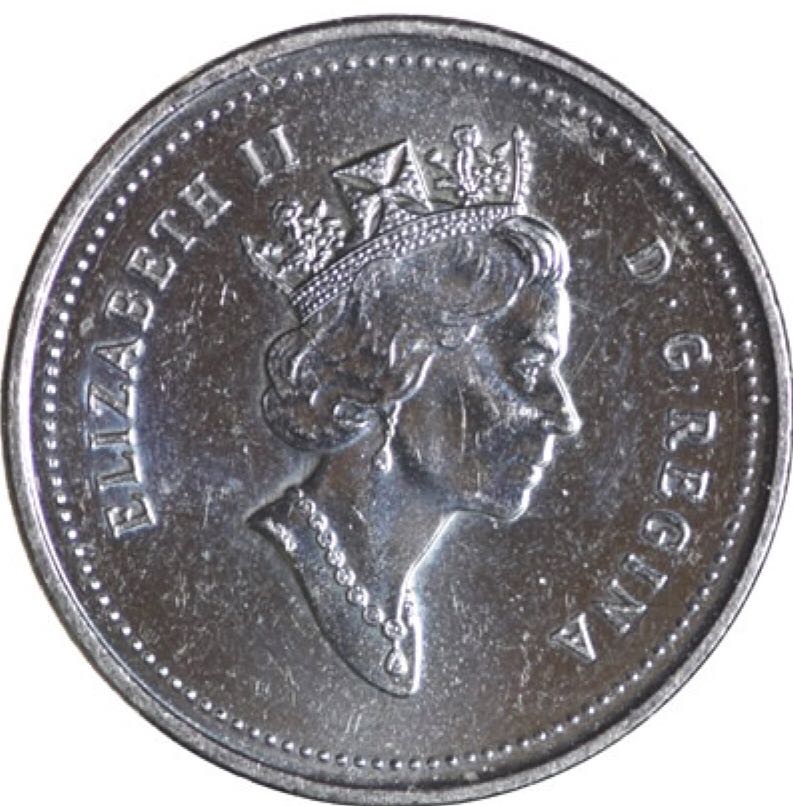 Roll Of Canadian 5 Cent Coins  coin collectible - Main Image 2