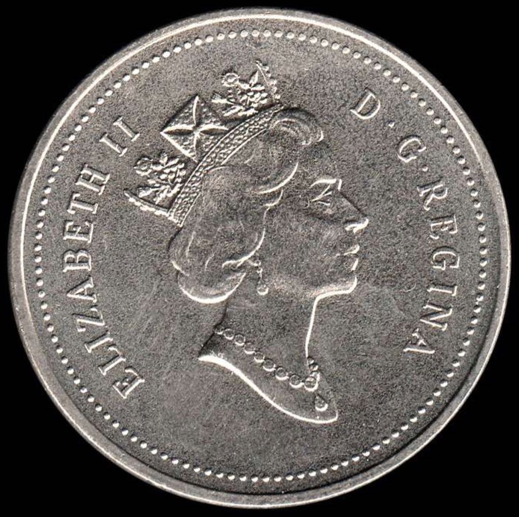 Roll Of Canadian 5 Cent Coins  coin collectible - Main Image 2