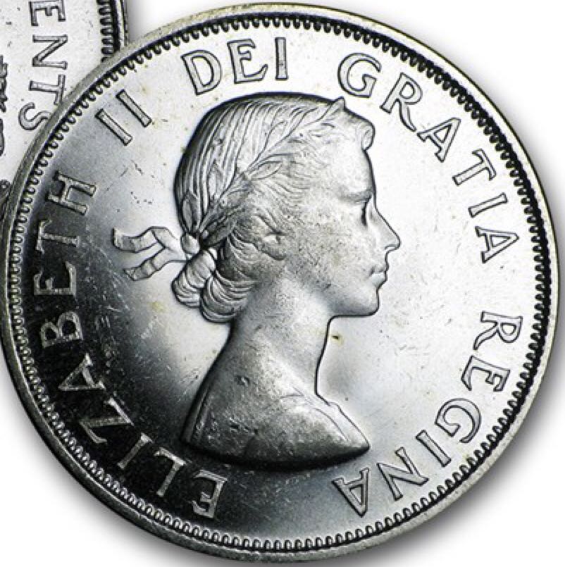 Roll Of Canadian $1.00 Silver Dollars  coin collectible - Main Image 2