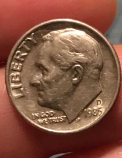 1985 D Dime  coin collectible - Main Image 1
