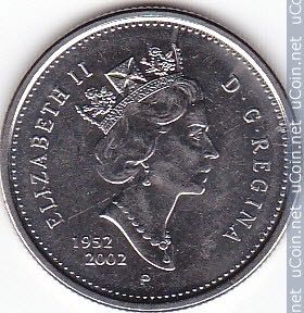 Roll Of Canadian 25 Cent Coins  coin collectible - Main Image 2