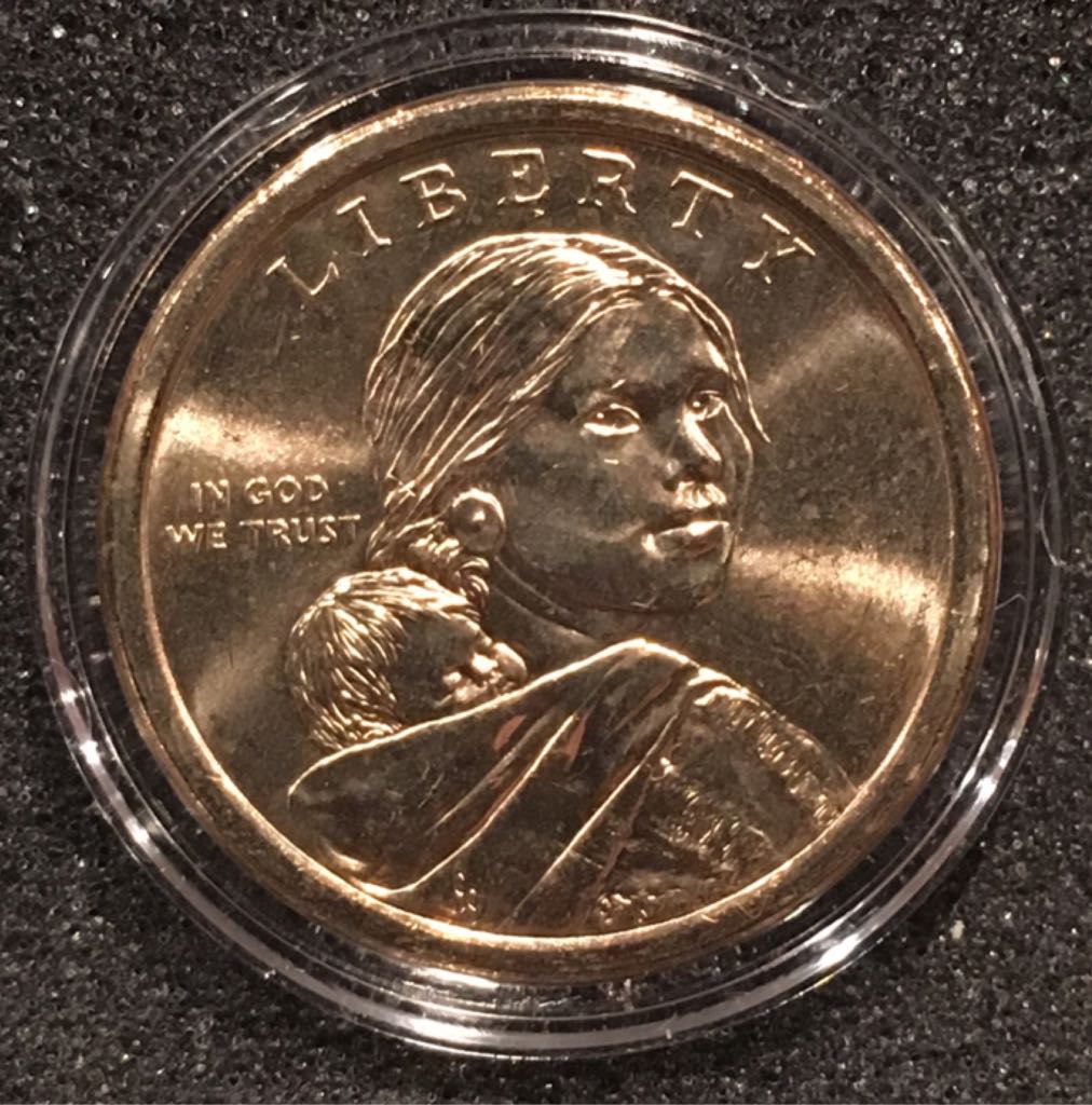 Sacagawea Native American Dollar  coin collectible - Main Image 2