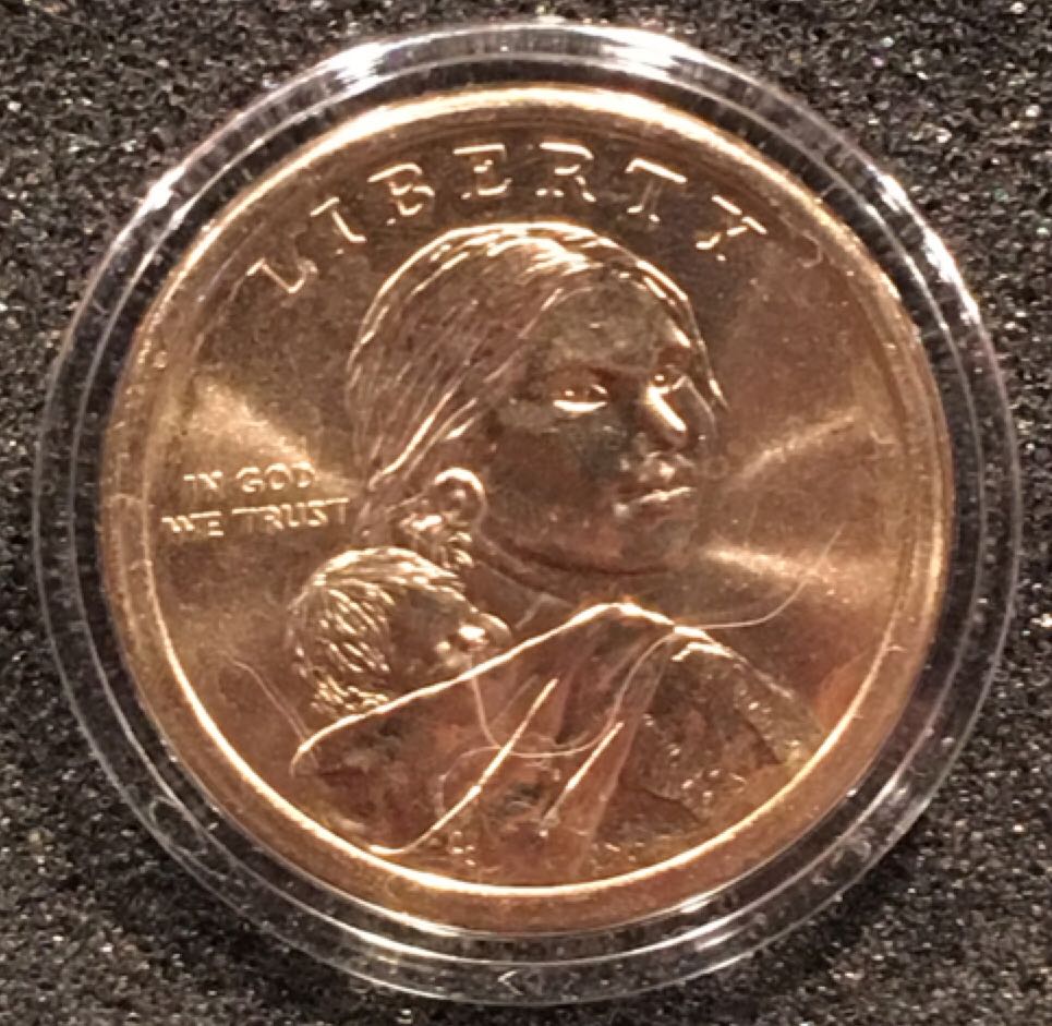Sacagawea Native American Dollar  coin collectible - Main Image 2
