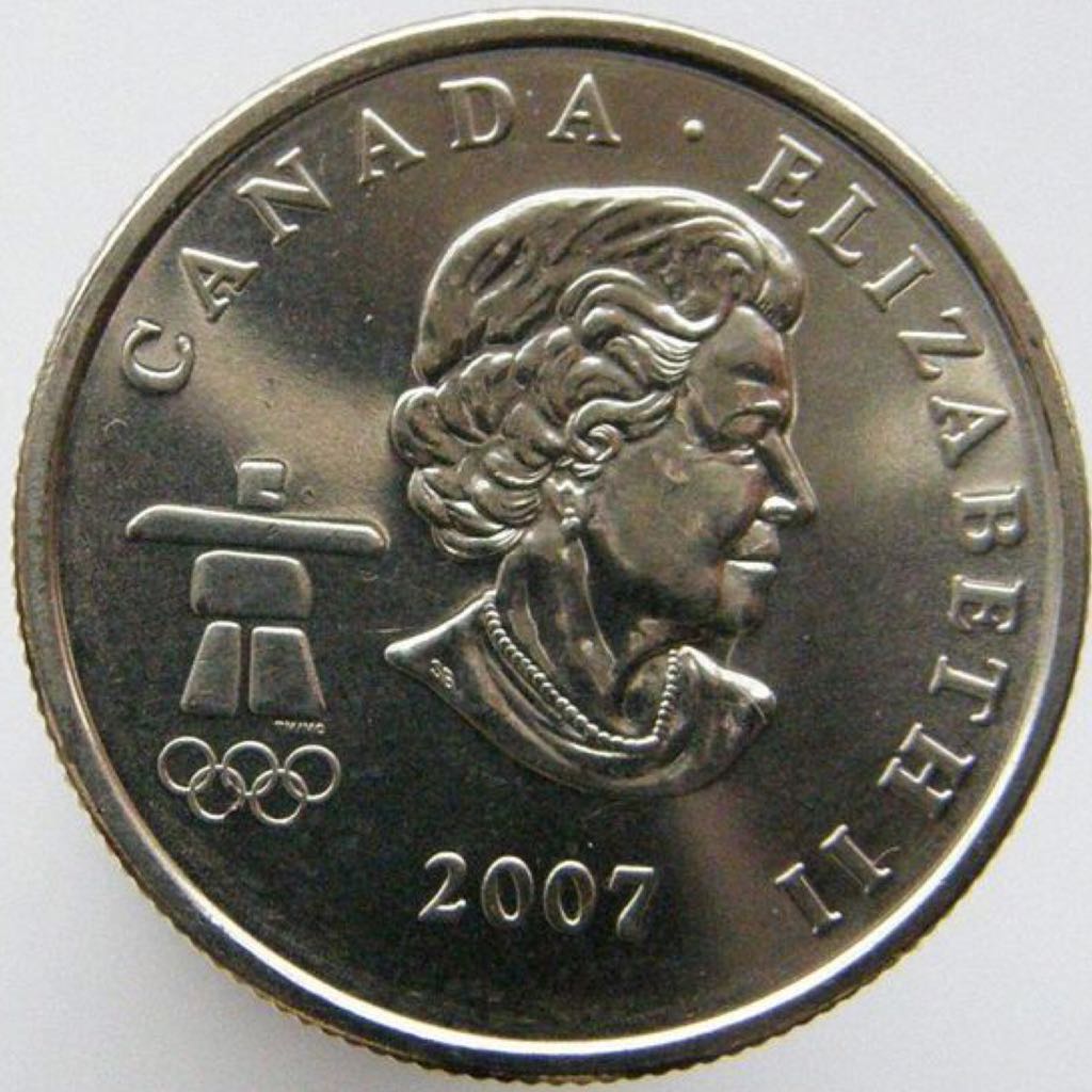 Roll Of Canadian 25 Cent Coins  coin collectible - Main Image 2