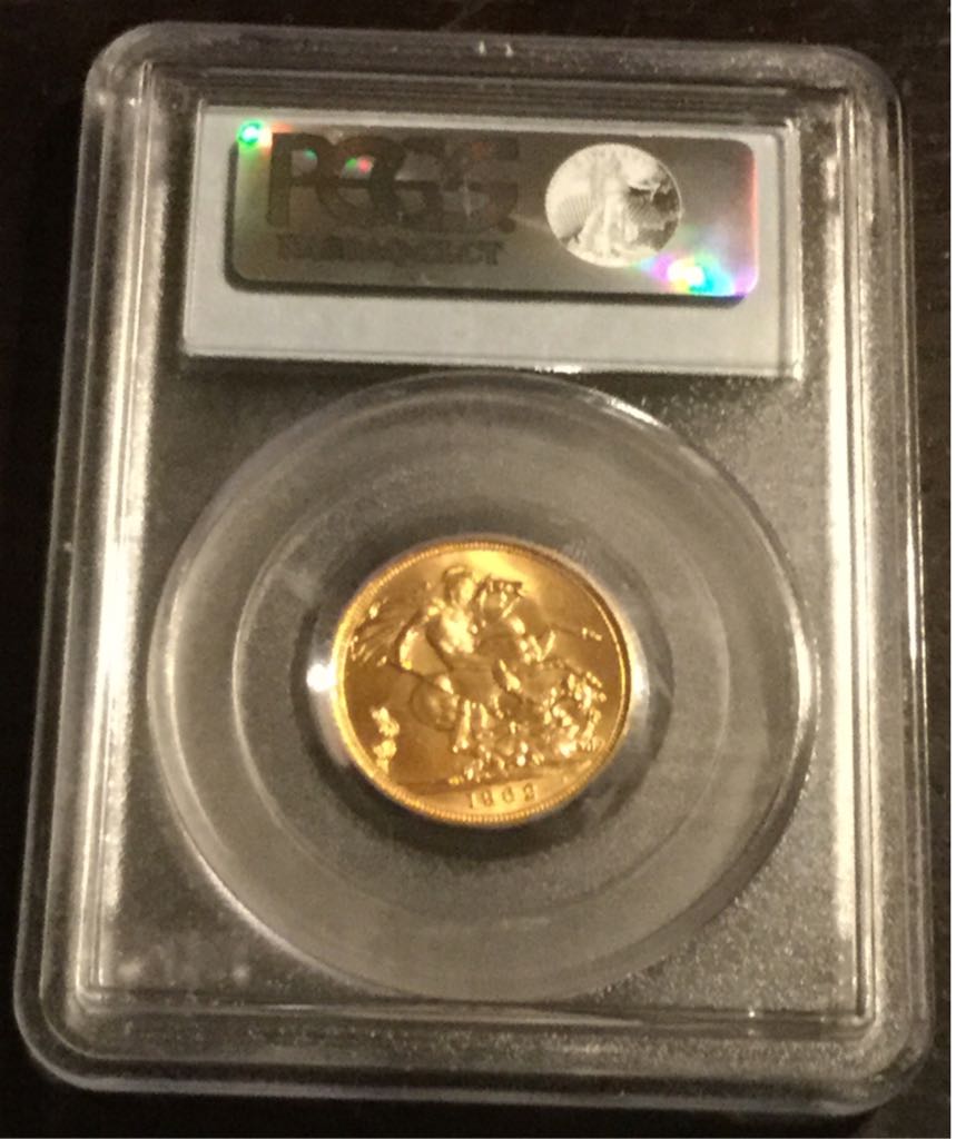 1962 Sovereign  coin collectible - Main Image 2