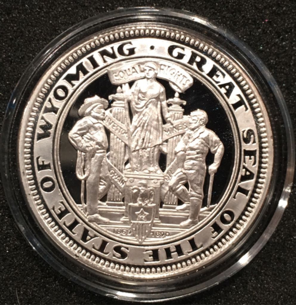 Wyoming Centennial  coin collectible - Main Image 2