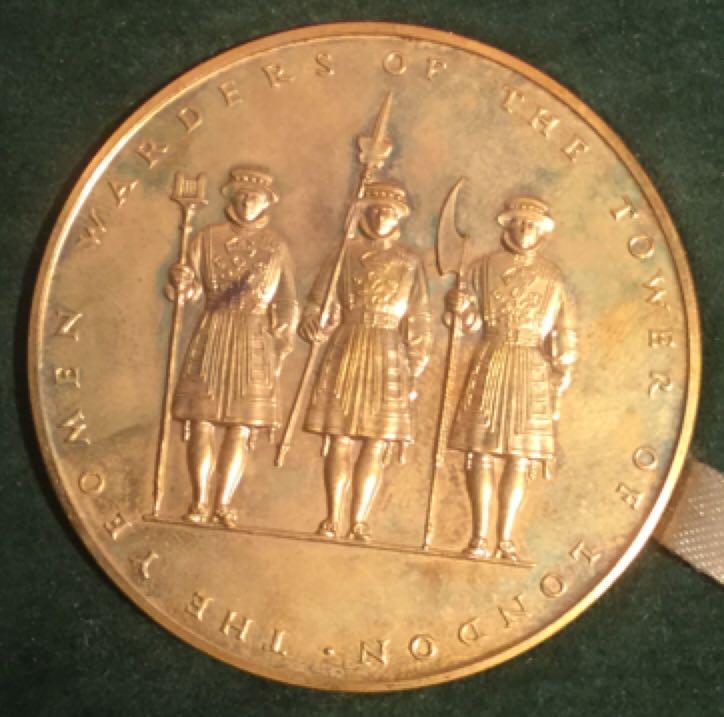 HM Tower Of London Brass Medallion  coin collectible - Main Image 2