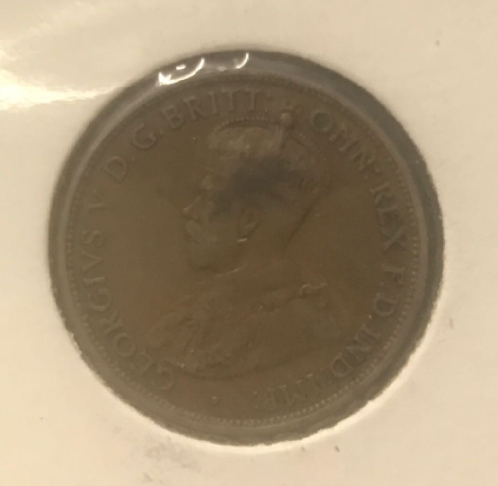 1919 Australian Half Penny  coin collectible - Main Image 2