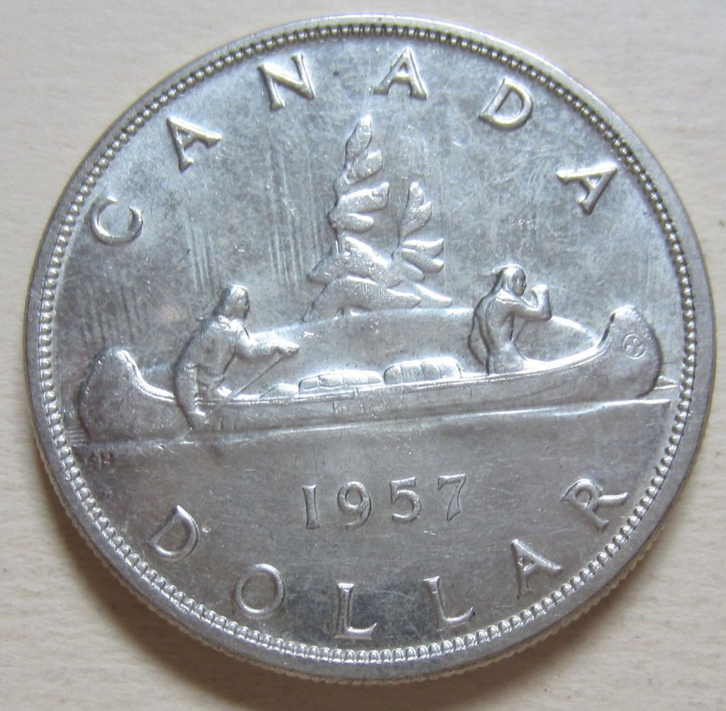 Roll Of Canadian 5 Cent Coins