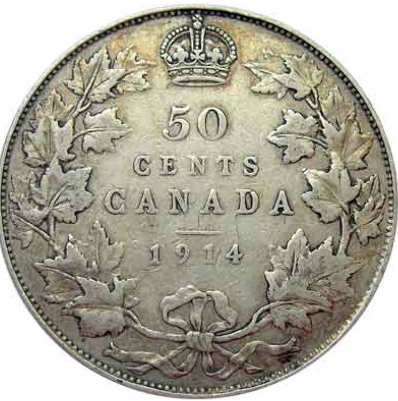 C2 Book - Canadian Silver 50 Cent Coin