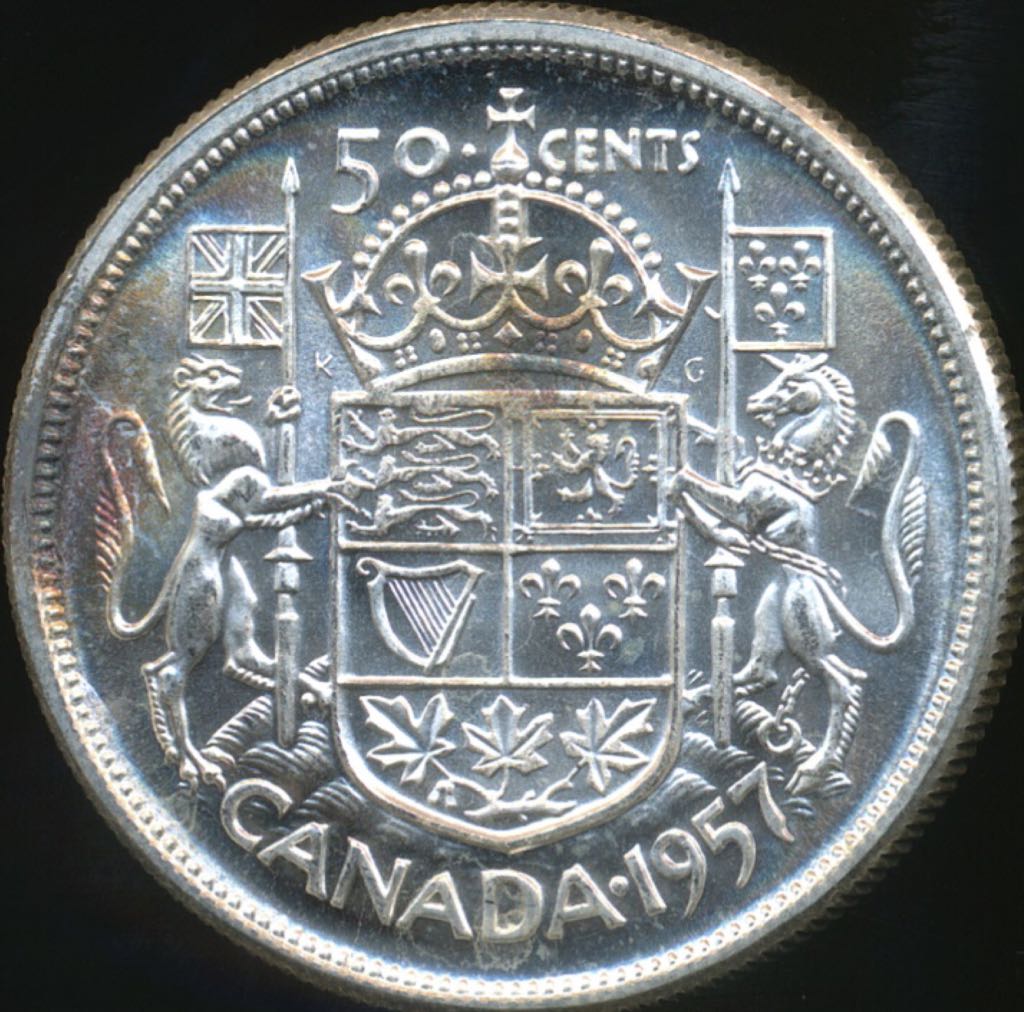 Canadian Silver 10 Cent Coin