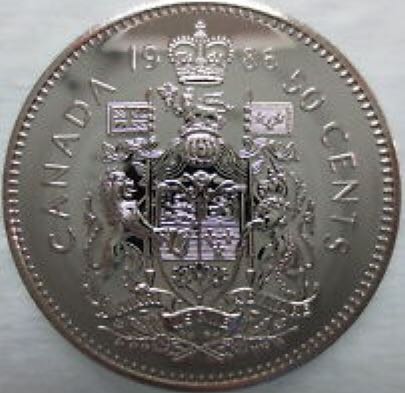 Canadian Copper 1 Cent Coin 1952