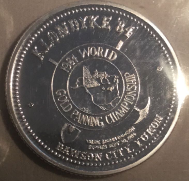 Klondike ’84 - World Gold Panning Championship  coin collectible - Main Image 1