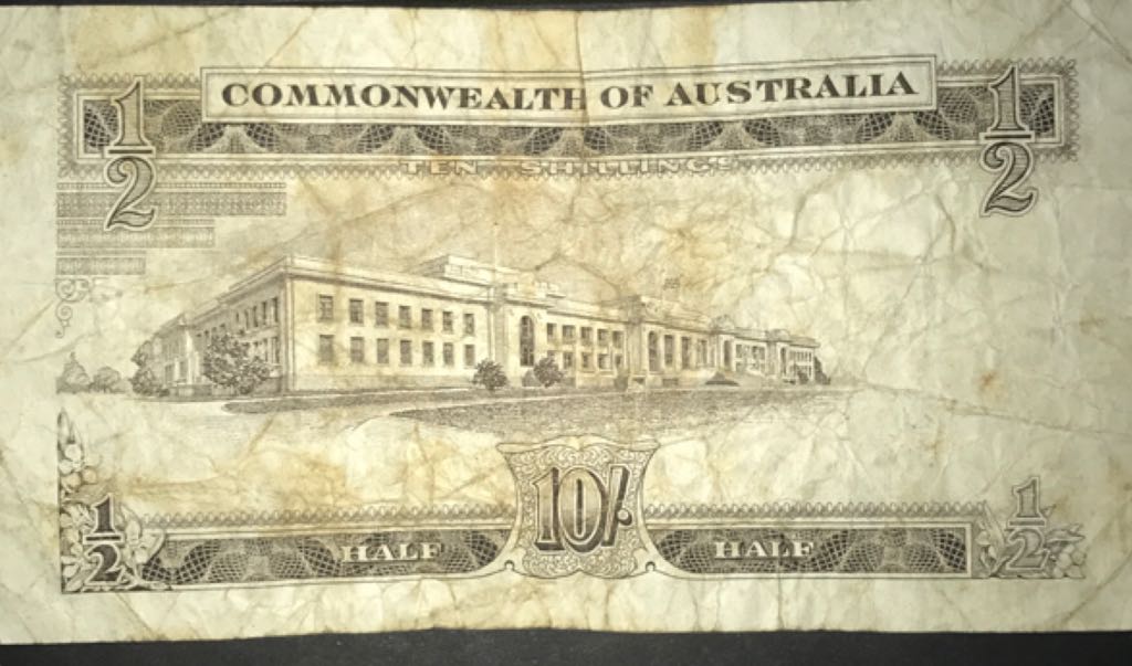 Commonwealth Of Australia Ten Shillings  coin collectible - Main Image 2
