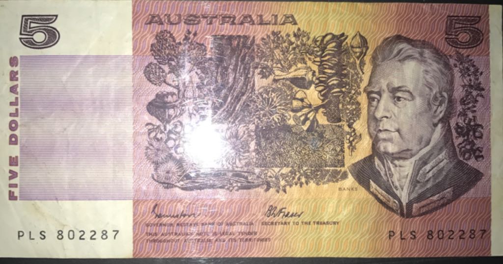 Australia $5 Note  coin collectible - Main Image 2