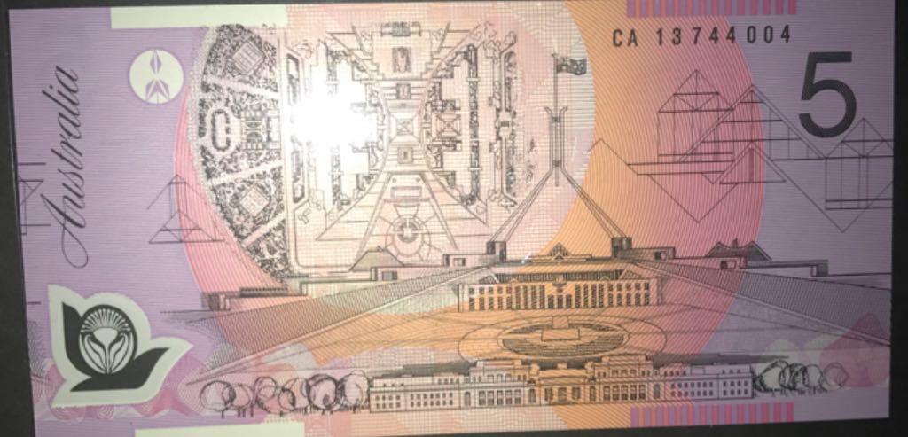 Australia $5 Note  coin collectible - Main Image 2