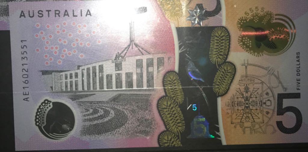 Australia $5 Note  coin collectible - Main Image 2