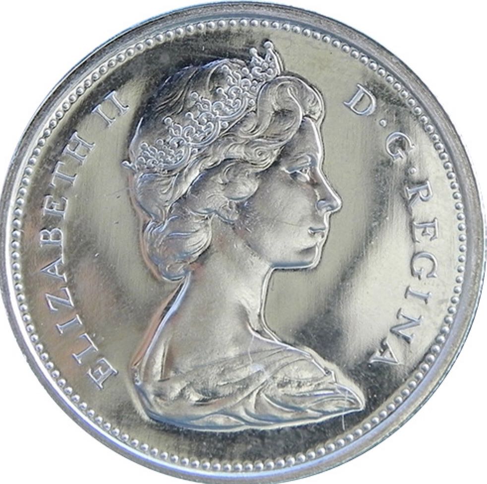 Canadian Silver 25 Cent Coin  coin collectible - Main Image 2