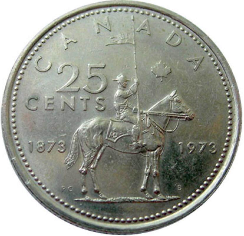 Canadian Steel 5 Cent Coin 1962