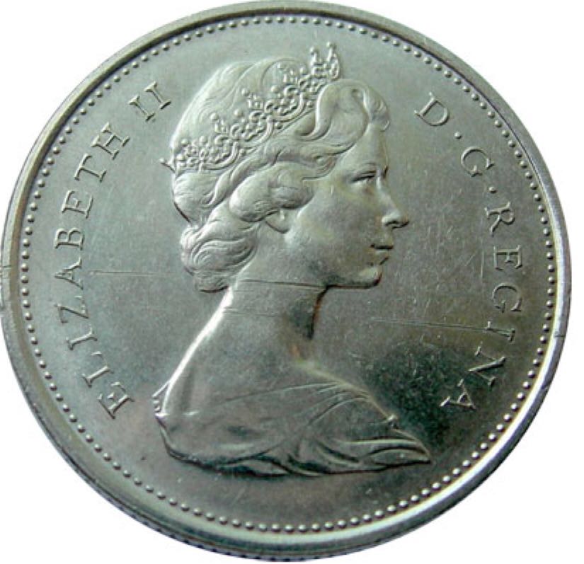 Canadian Nickel 25 Cent Coin  coin collectible - Main Image 2