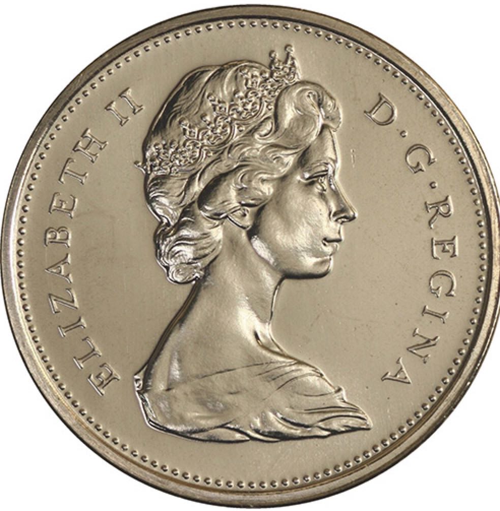 1-Canadian Quarter, 1975  coin collectible - Main Image 2