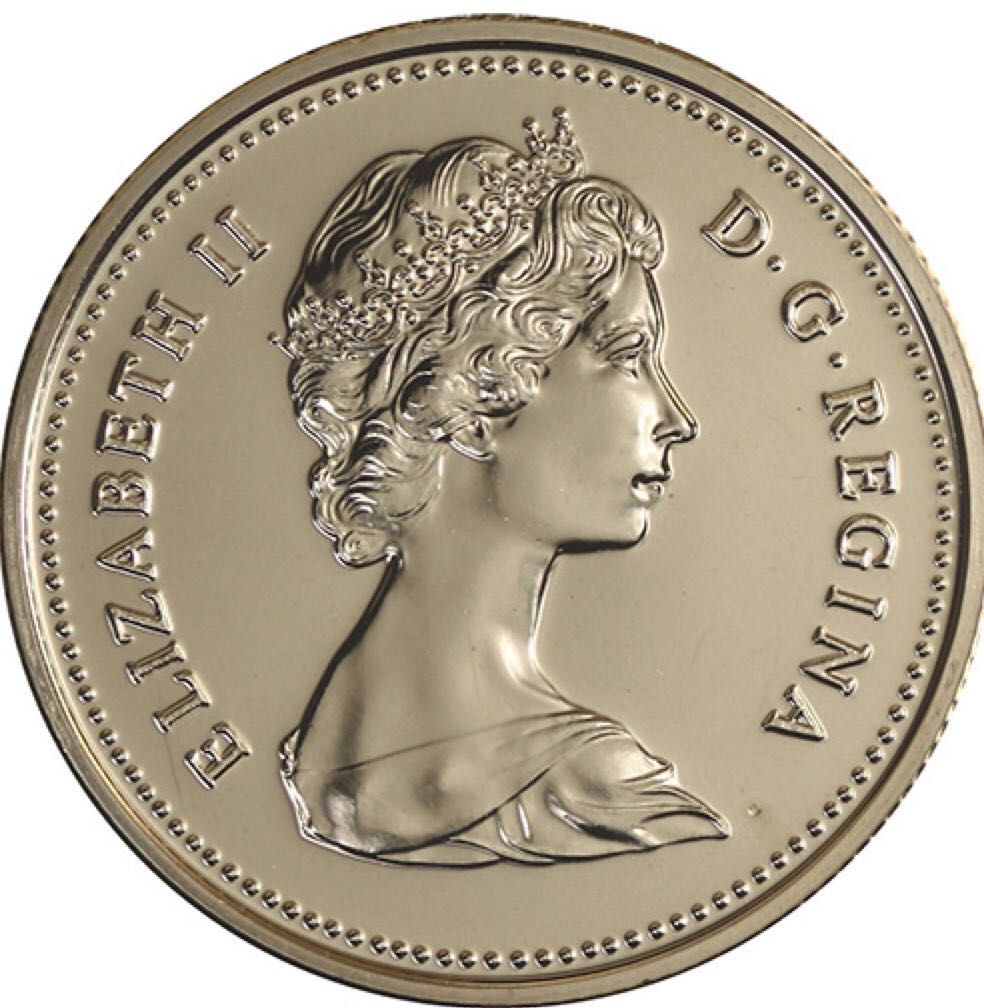 1-Canadian Quarter, 1986  coin collectible - Main Image 2