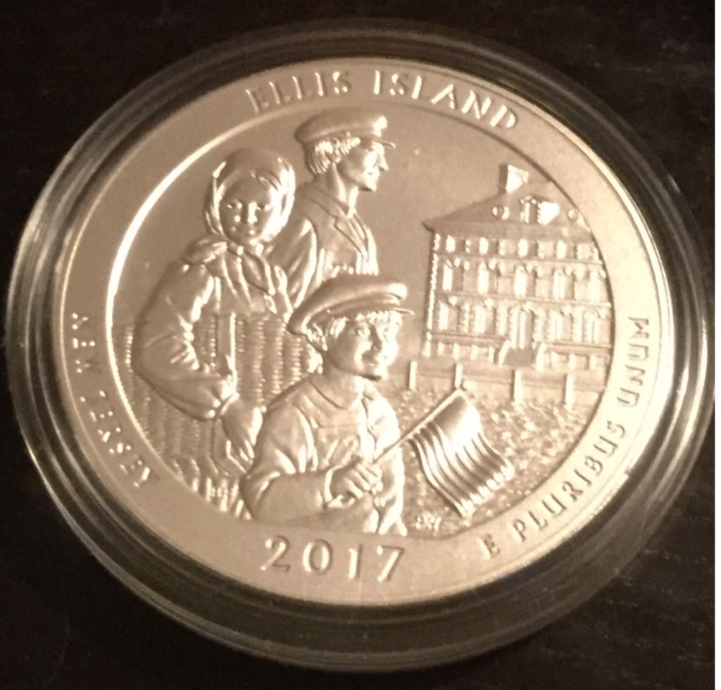 2017 ATB Ellis Island  coin collectible - Main Image 2