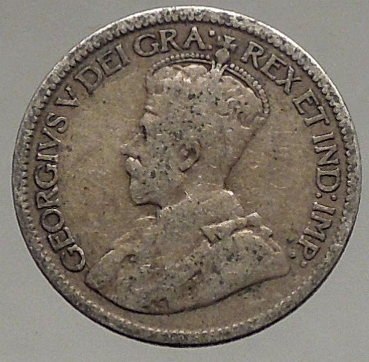 Roll Of Canadian Silver 10 Cent Coins  coin collectible - Main Image 2