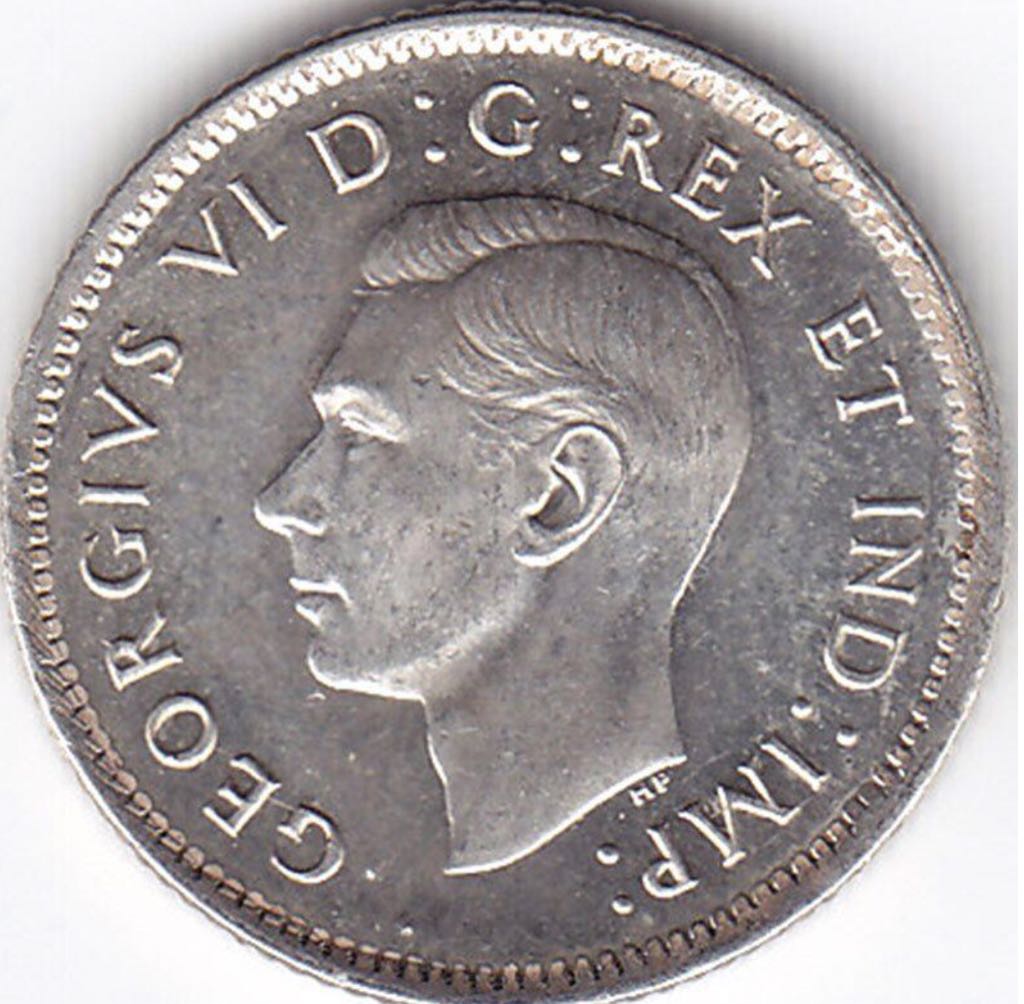 Canadian Silver 10 Cent Coin  coin collectible - Main Image 2