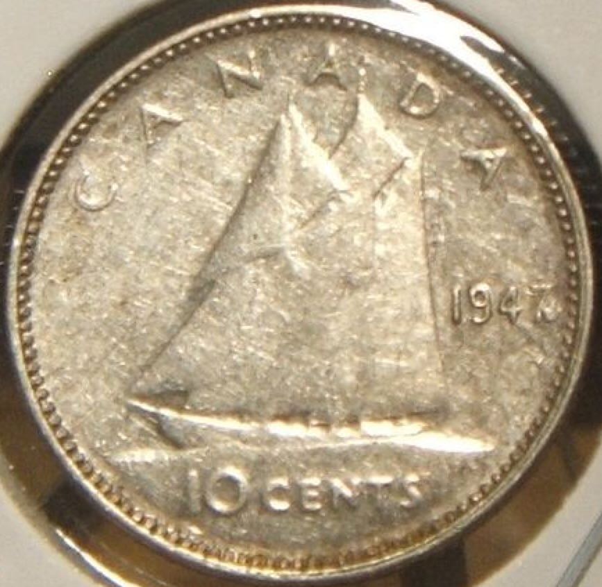 Canadian Silver 25 Cent Coin