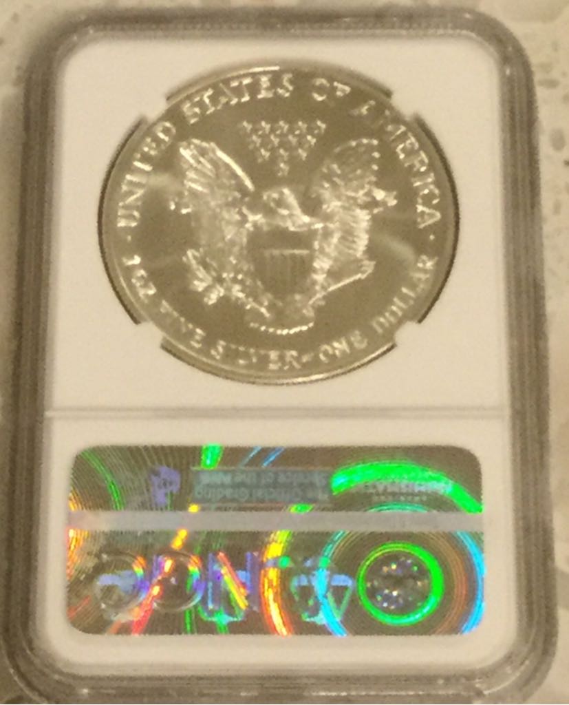 Silver Dollar American Eagle Unc - 1993  coin collectible - Main Image 2