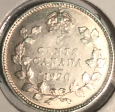 Roll Of Canadian 25 Cent Coins