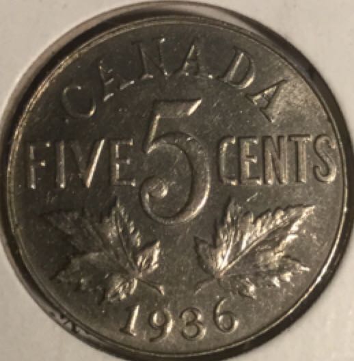 Book - Canadian Nickel 5 Cent Coin