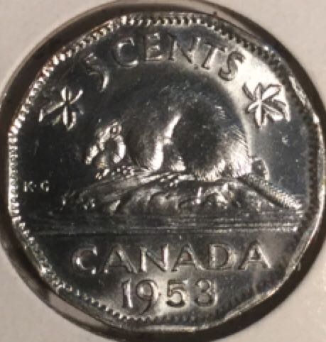 Roll Of Canadian 25 Cent Coins