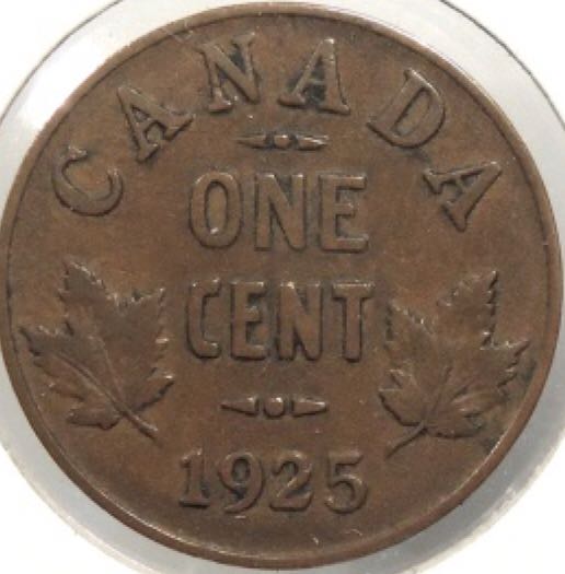 Roll Of Canadian 25 Cent Coins