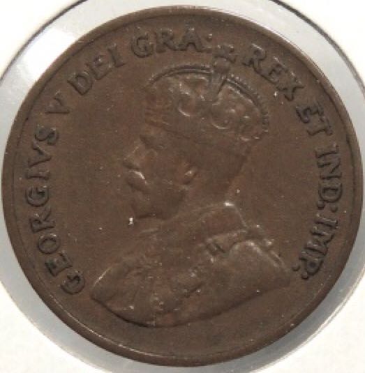 Roll Of Canadian Pennies 1925  coin collectible - Main Image 2