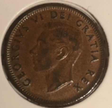 Canadian Copper 1 Cent Coin  coin collectible - Main Image 2