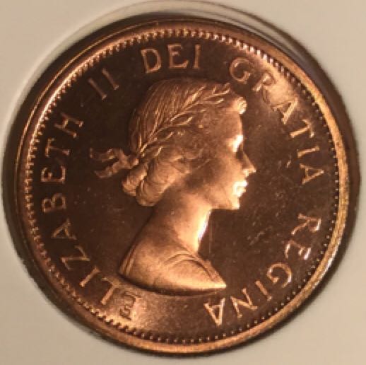 1964 Canadian 1 Cent  coin collectible - Main Image 2