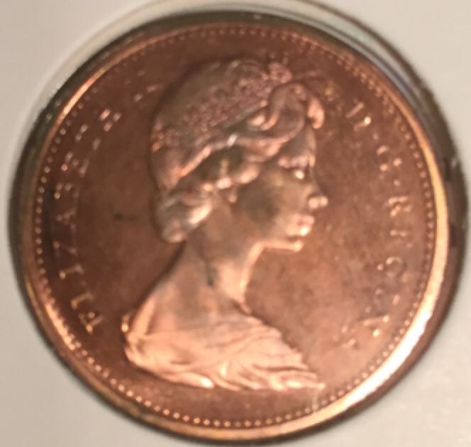 1-Canadian 1 Cent, 1965  coin collectible - Main Image 2