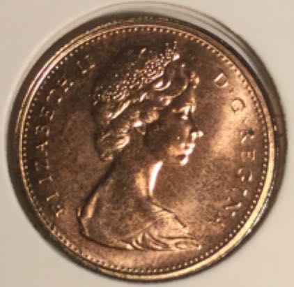 1-Canadian 1 Cent, 1975  coin collectible - Main Image 2