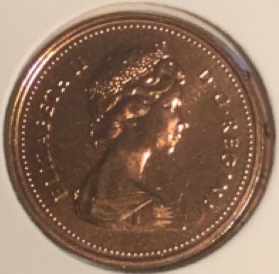 1-Canadian 1 Cent, 1979  coin collectible - Main Image 2